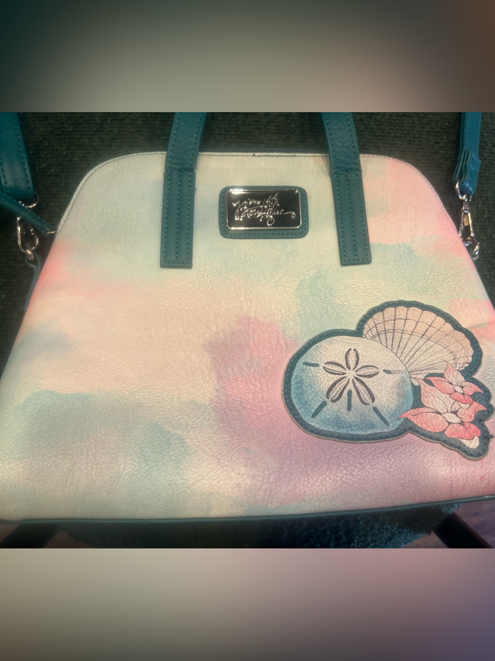 Disney Boutique The Little Mermaid Ariel Sketch Satchel Bag - Picture 2 of 6